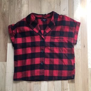 short sleeve flannel